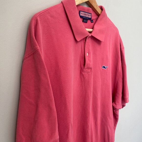 Vineyard Vines Mens Size XXL Golf Classic Short Sleeve Cotton Polo Shirt in Pink - Picture 10 of 16
